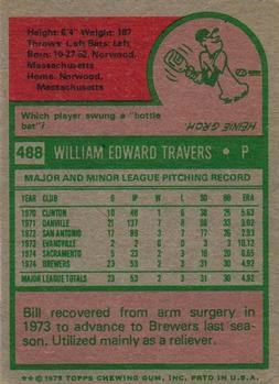 Bill Travers back