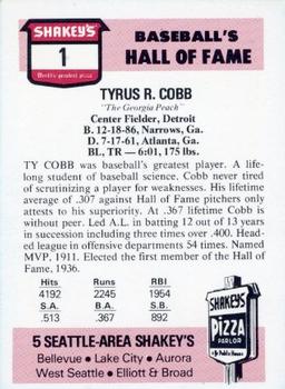 Ty Cobb back