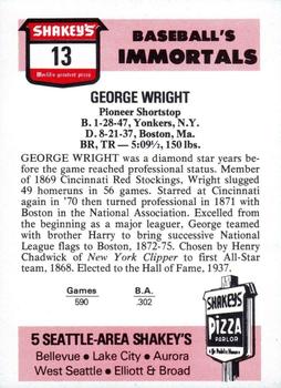 George Wright back