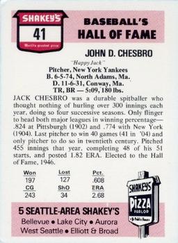 Jack Chesbro back