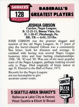 Josh Gibson back