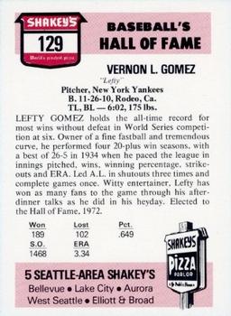 Lefty Gomez back