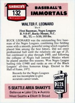 Buck Leonard back