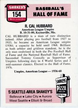 Cal Hubbard back
