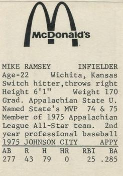 Mike Ramsey back