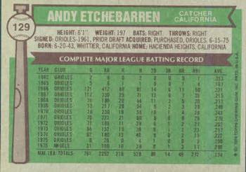 Andy Etchebarren back