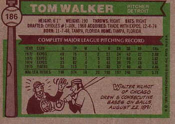 Tom Walker back