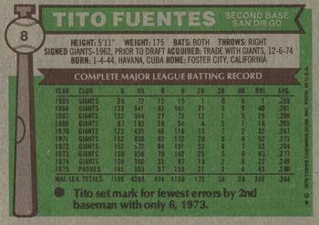 Tito Fuentes back