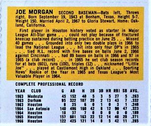Joe Morgan back