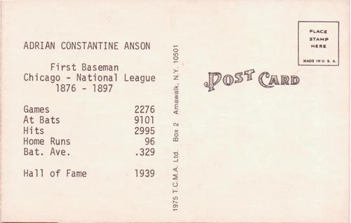 Cap Anson back