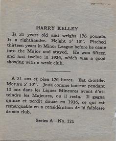 Harry Kelley back
