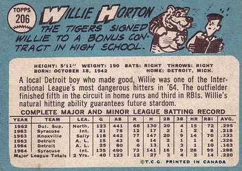 Willie Horton back