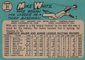 Mike White back