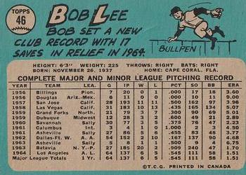 Bob Lee back