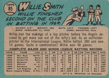 Willie Smith back