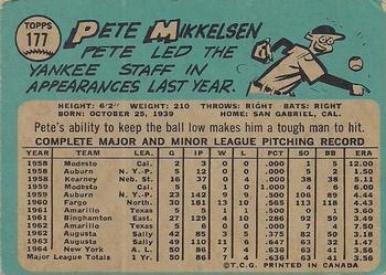 Pete Mikkelsen back