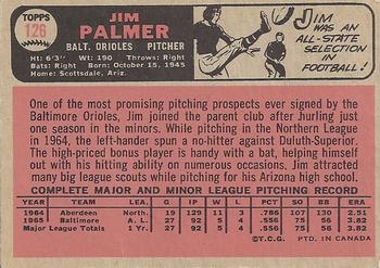 Jim Palmer back