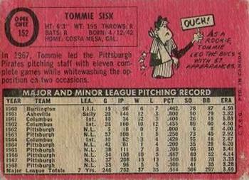 Tommie Sisk back