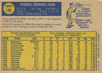 Tommy John back