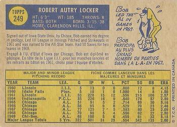 Bob Locker back