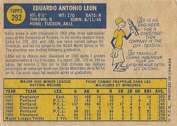 Eddie Leon back