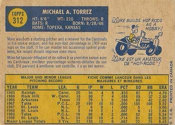 Mike Torrez back