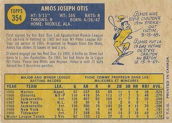 Amos Otis back