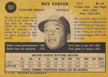 Roy Foster back