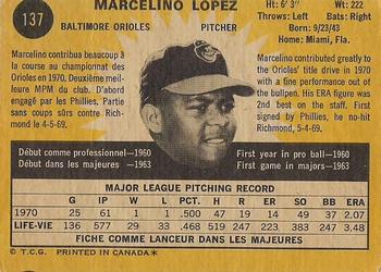 Marcelino Lopez back