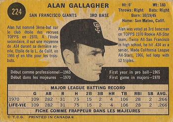 Alan Gallagher back