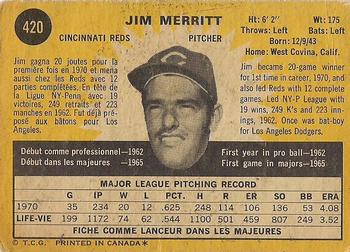 Jim Merritt back