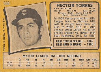 Hector Torres back