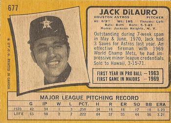 Jack DiLauro back