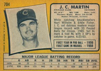 J.C. Martin back