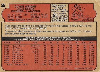 Clyde Wright back