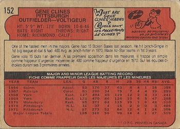 Gene Clines back