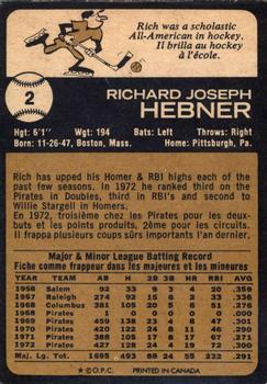 Rich Hebner back