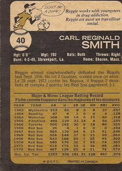Reggie Smith back