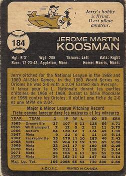 Jerry Koosman back