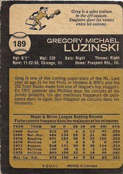 Greg Luzinski back
