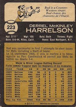 Bud Harrelson back