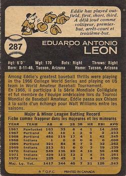 Eddie Leon back