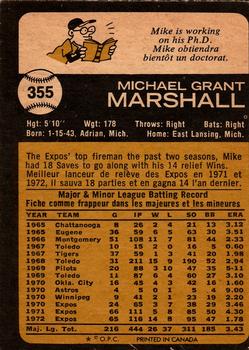 Mike Marshall back