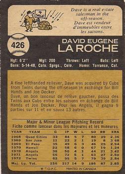Dave LaRoche back
