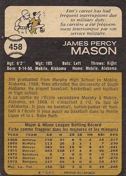 Jim Mason back