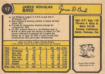 Doug Bird back
