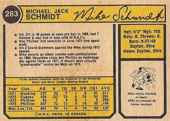Mike Schmidt back