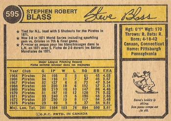 Steve Blass back