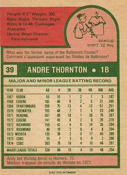 Andy Thornton back
