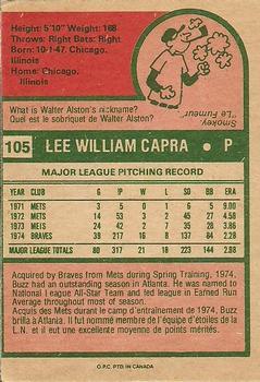 Buzz Capra back